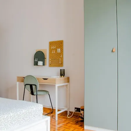 Airco, Vicina Al Centro: Verde-acqua * Appartement